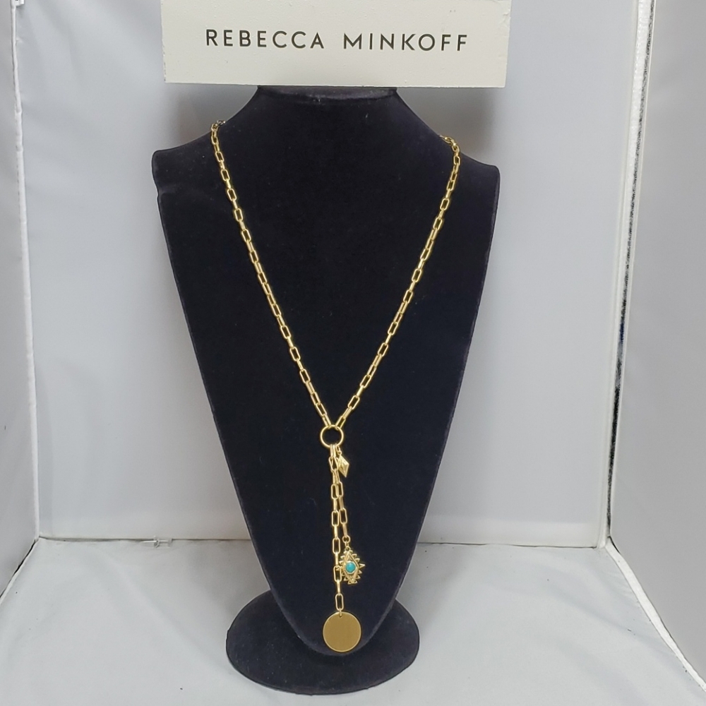 Rebecca minkoff gold Navajo Y-necklace